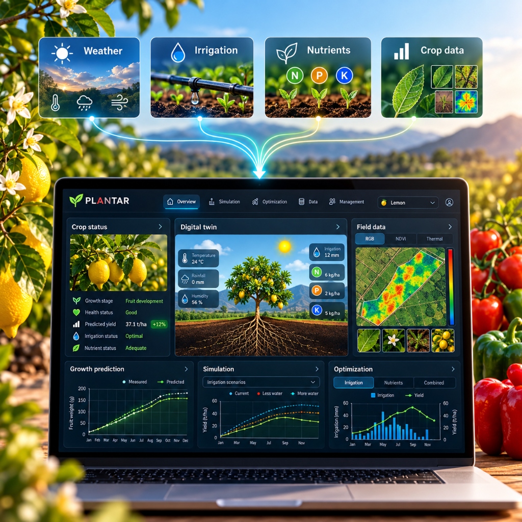 PLANTAR — The physiological digital twin for your crop
